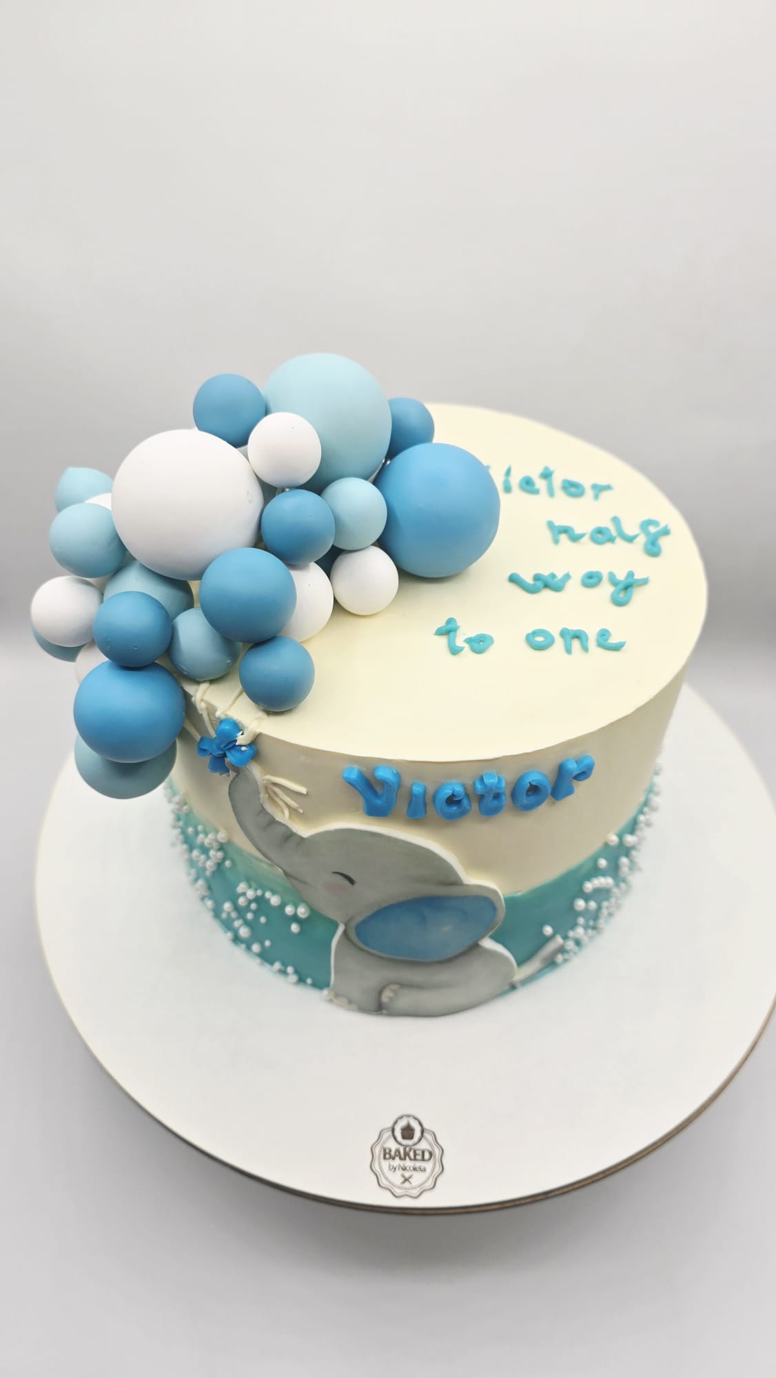 Bespoke custom celebration cake for Boys & Adventures handcrafted by Nicoleta
